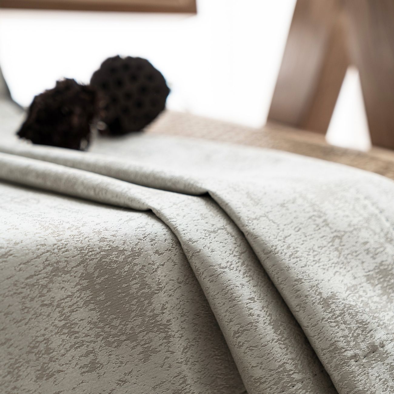 White Blackout Bedroom Curtains 1-panel