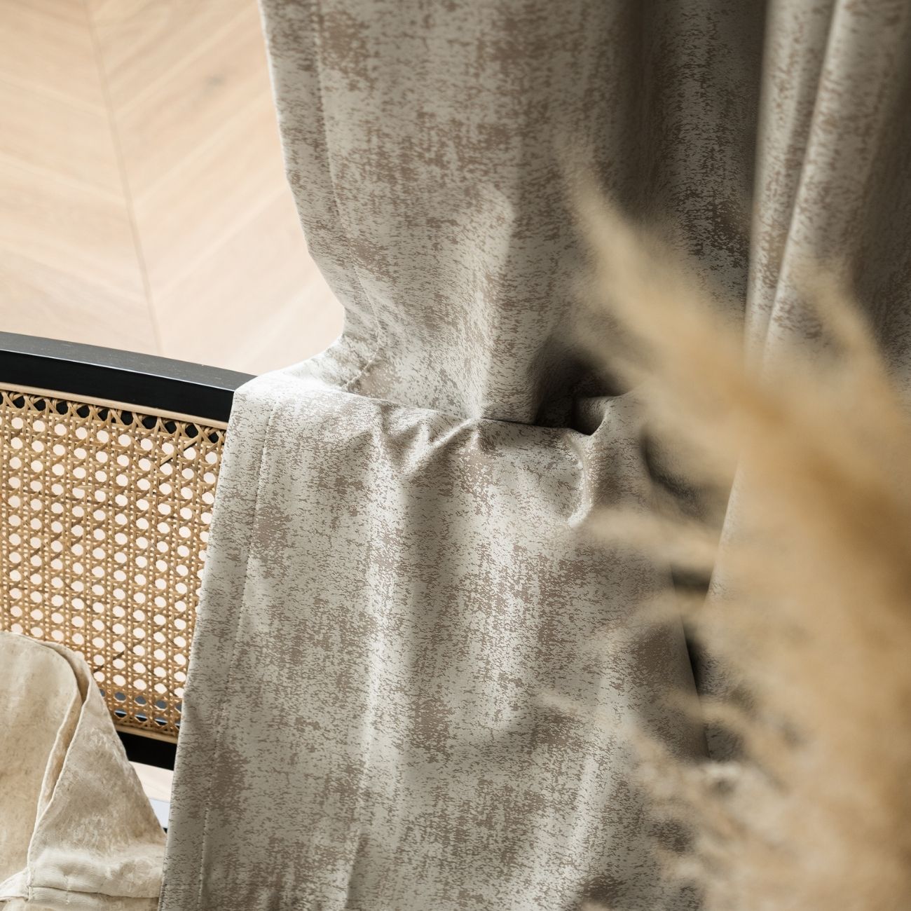 Cream Blackout Curtain for Bedroom 1-panel