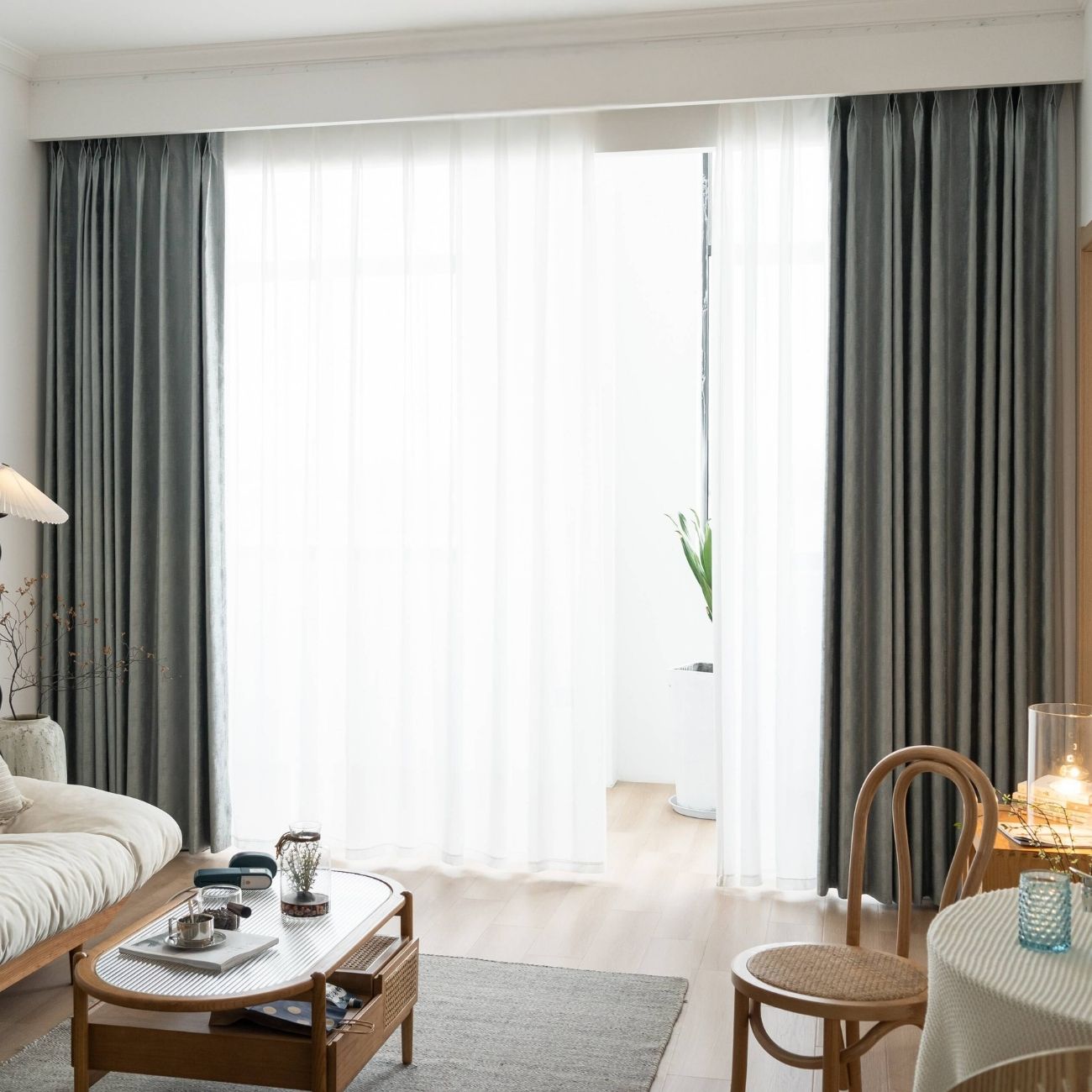 Bedroom Darkness Curtain 1 Piece Brown