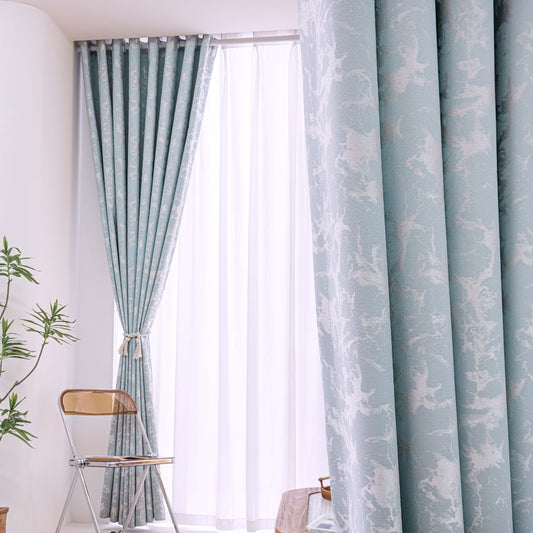 Bedroom Darkness Curtain 1 Piece Blue