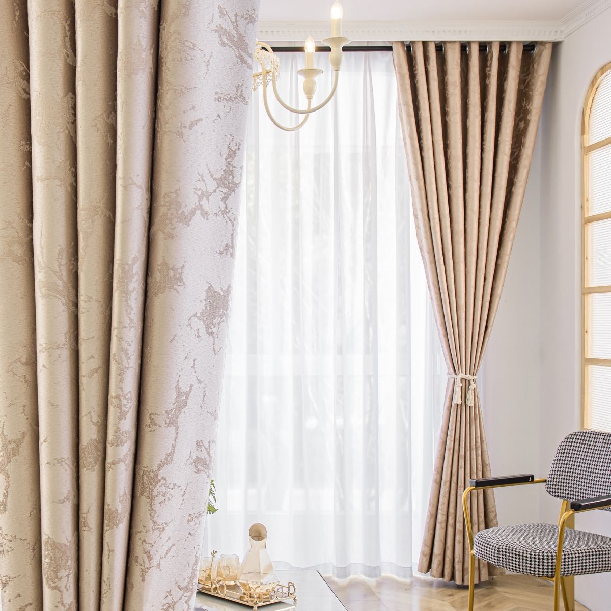 Bedroom Darkness Curtain 1 Piece Cream