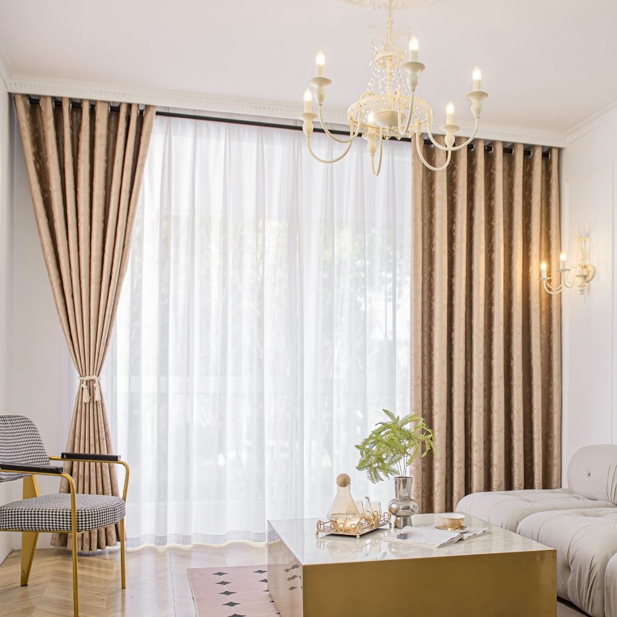 Bedroom Darkness Curtain 1 Piece Cream