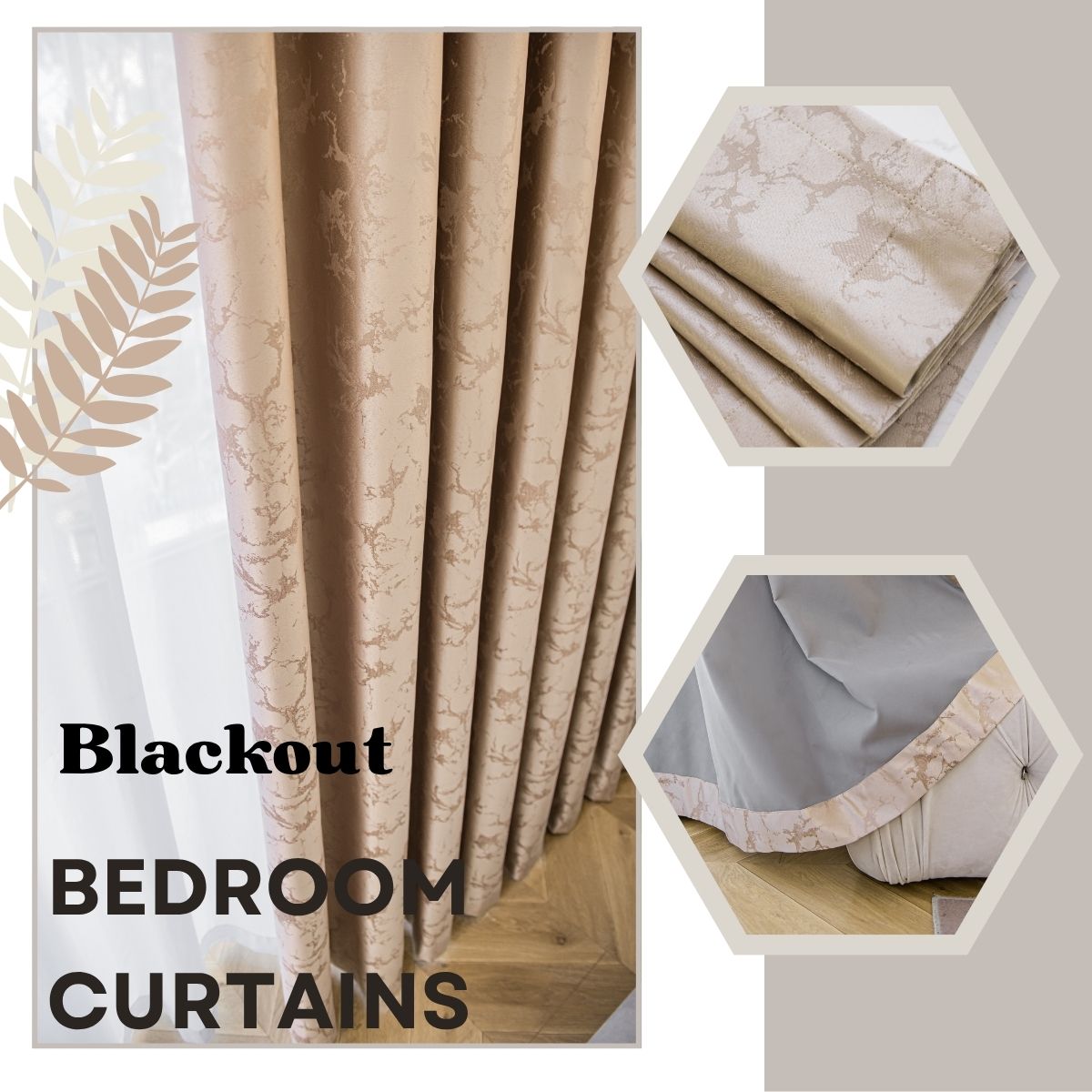 Bedroom Darkness Curtain 1 Piece Cream