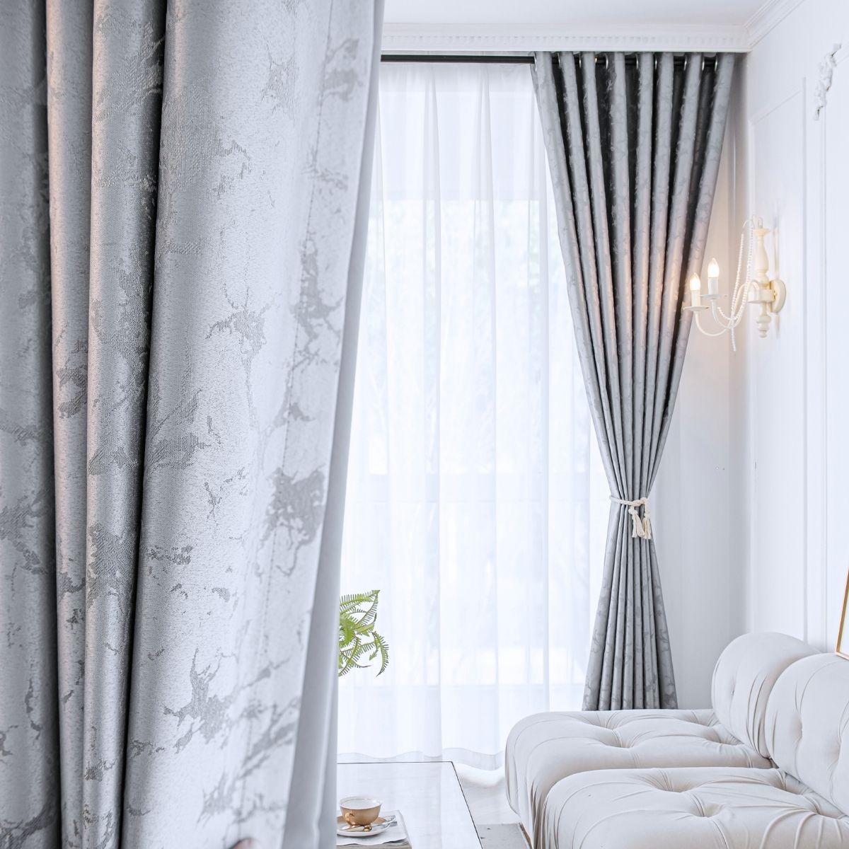 Bedroom Darkness Curtain 1 Piece Beige