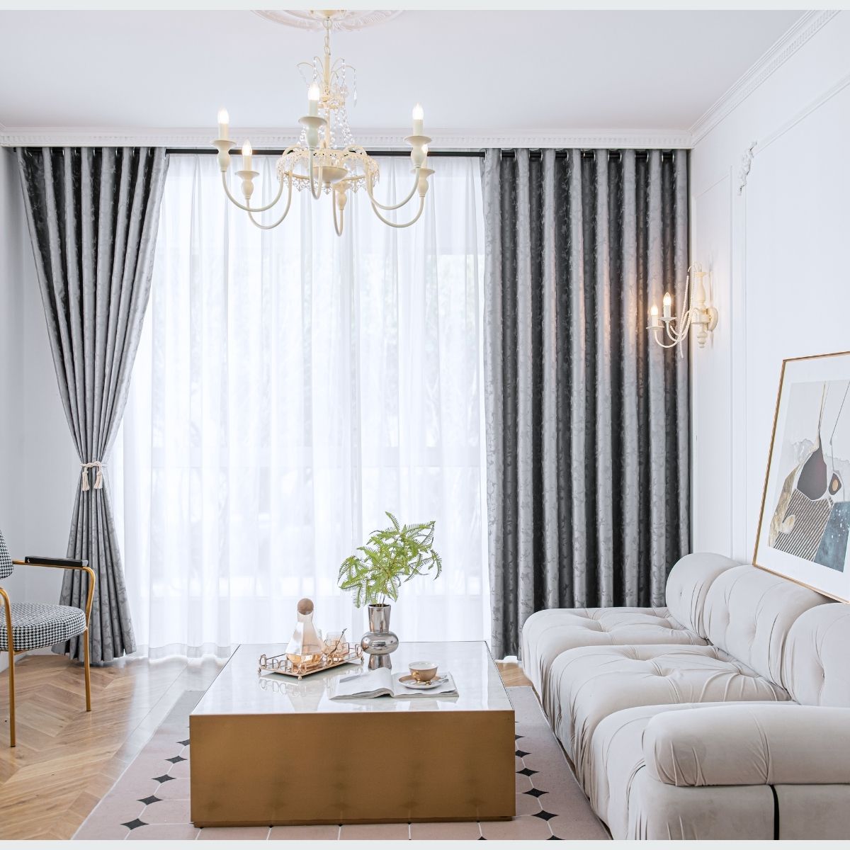 Bedroom Darkness Curtain 1 Piece Cream