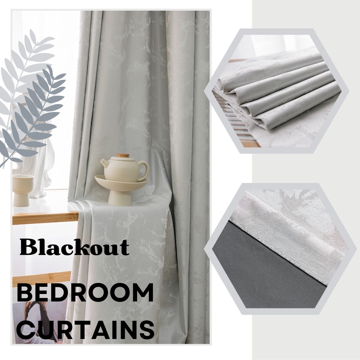 Bedroom Darkness Curtain 1 Piece Blue